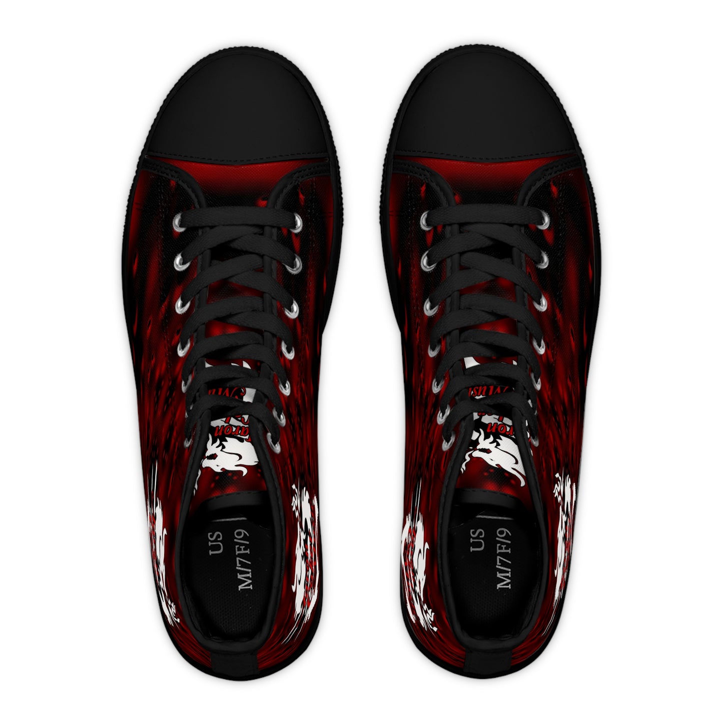 Aaron Coker Music White Dragon Women's High Top Sneakers