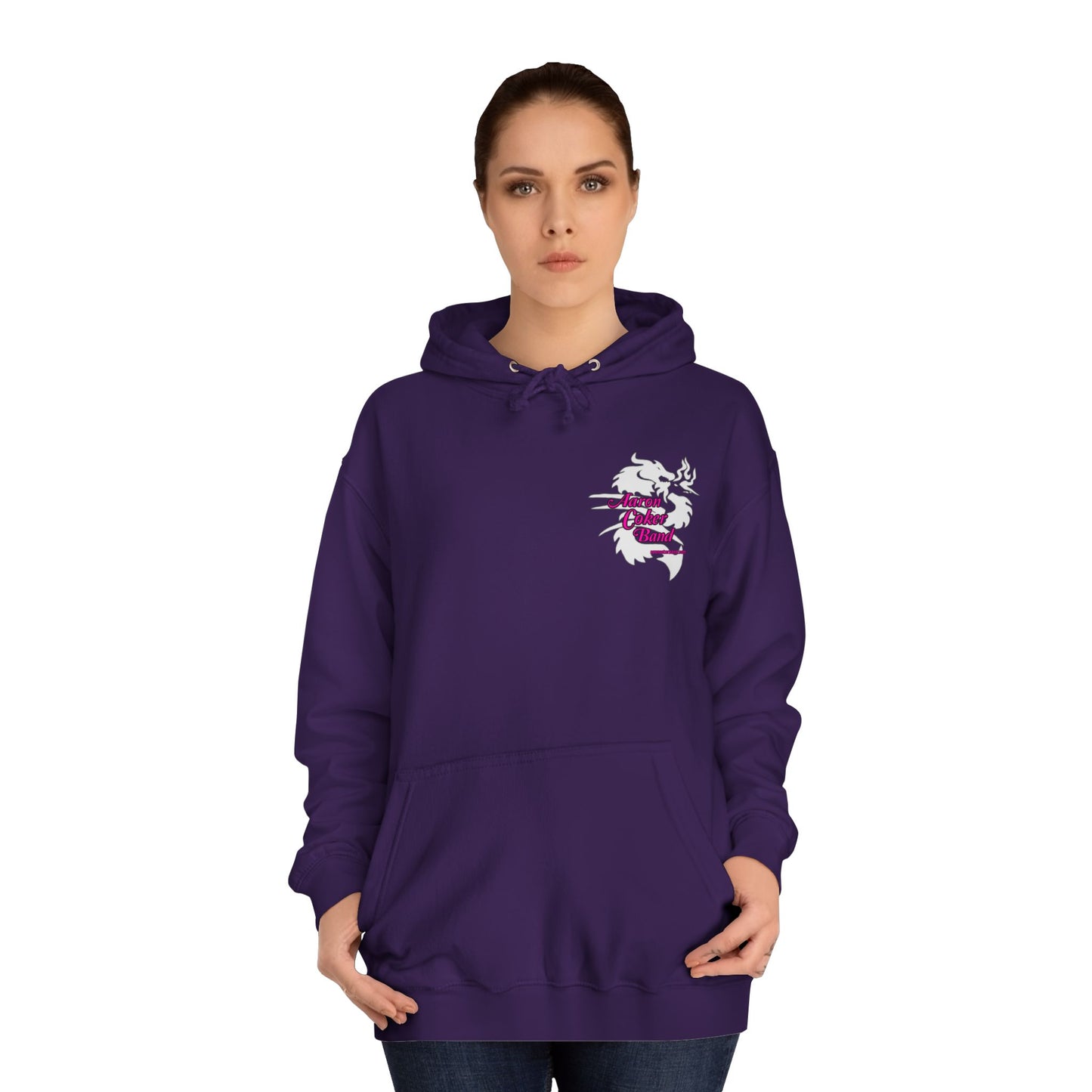 Aaron Coker Band White Dragon Women's College Hoodie