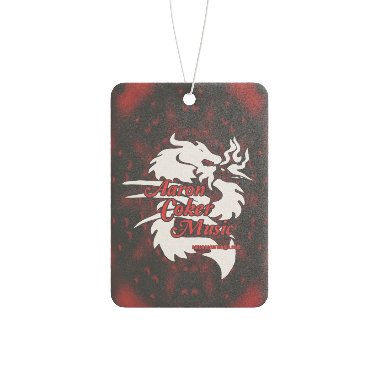 Aaron Coker Music White Dragon Car Air Freshener