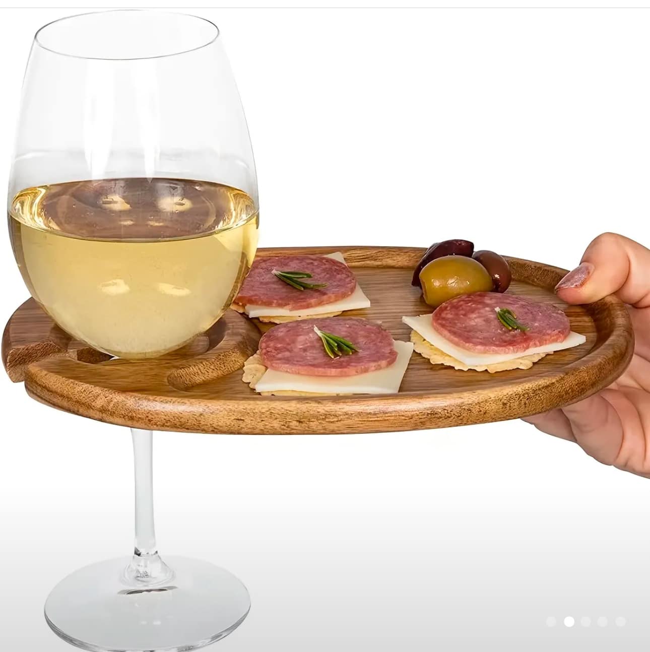 Custom Monogram Wine and Cheese Charcuterie Board