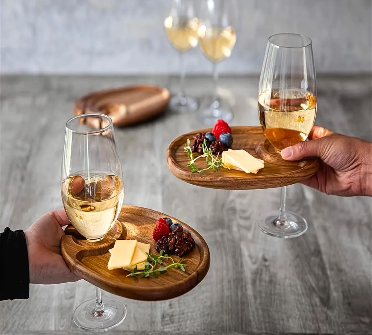 Custom Monogram Wine and Cheese Charcuterie Board