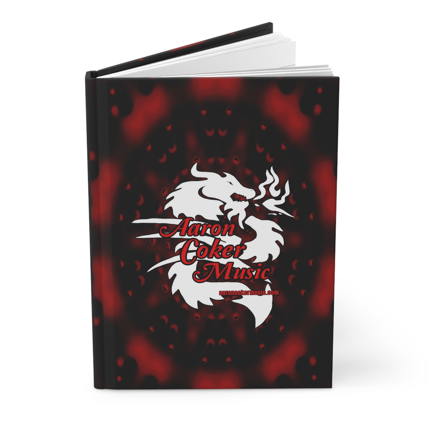 Aaron Coker Music White Dragon Hardcover Journal