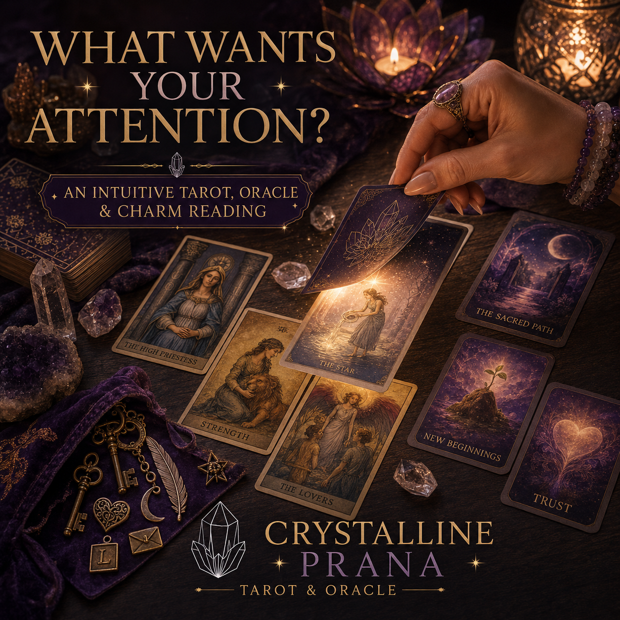 What Wants Your Attention Tarot Oracle General Reading