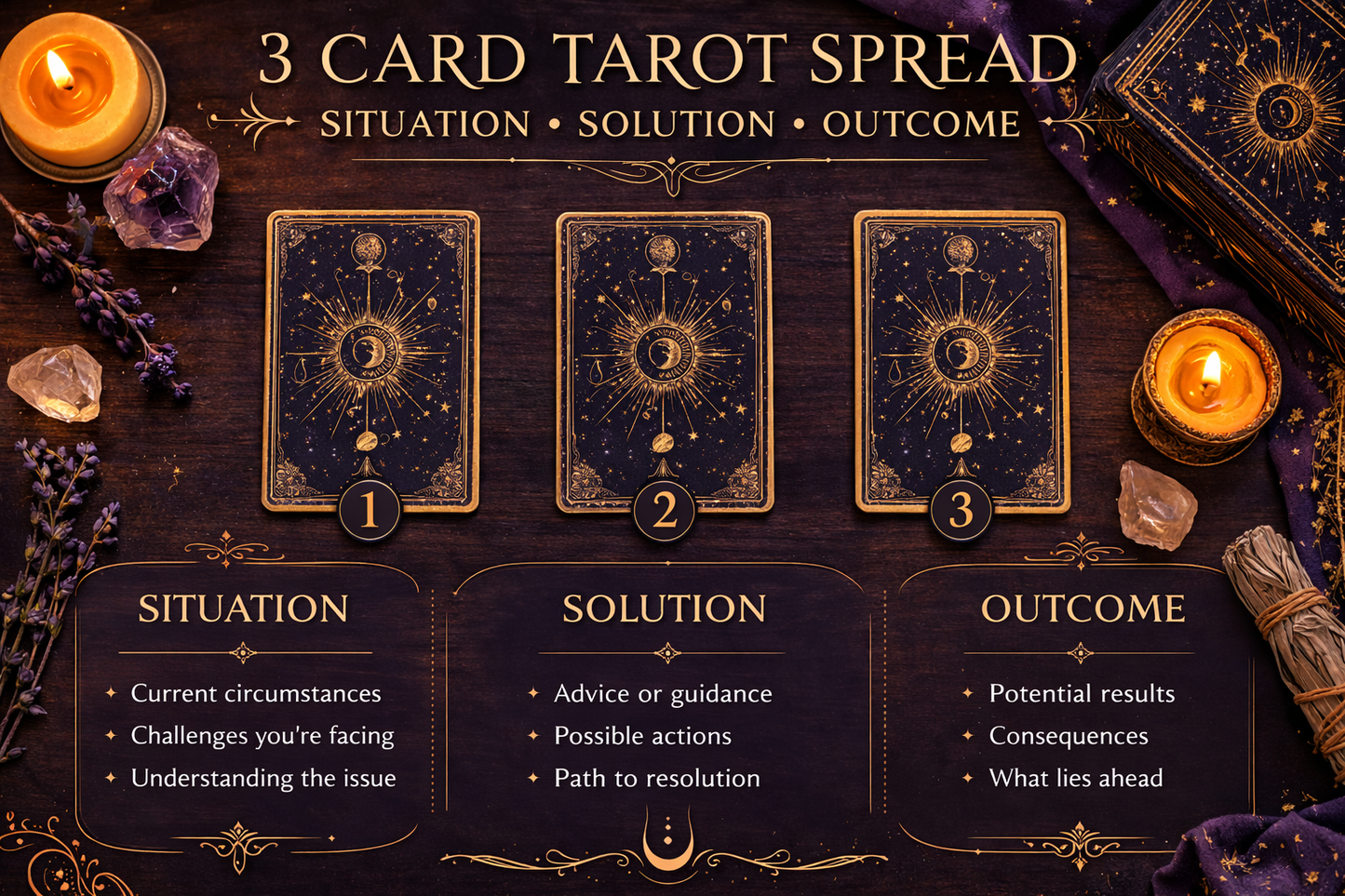 Mystical 3 Card Tarot Readings