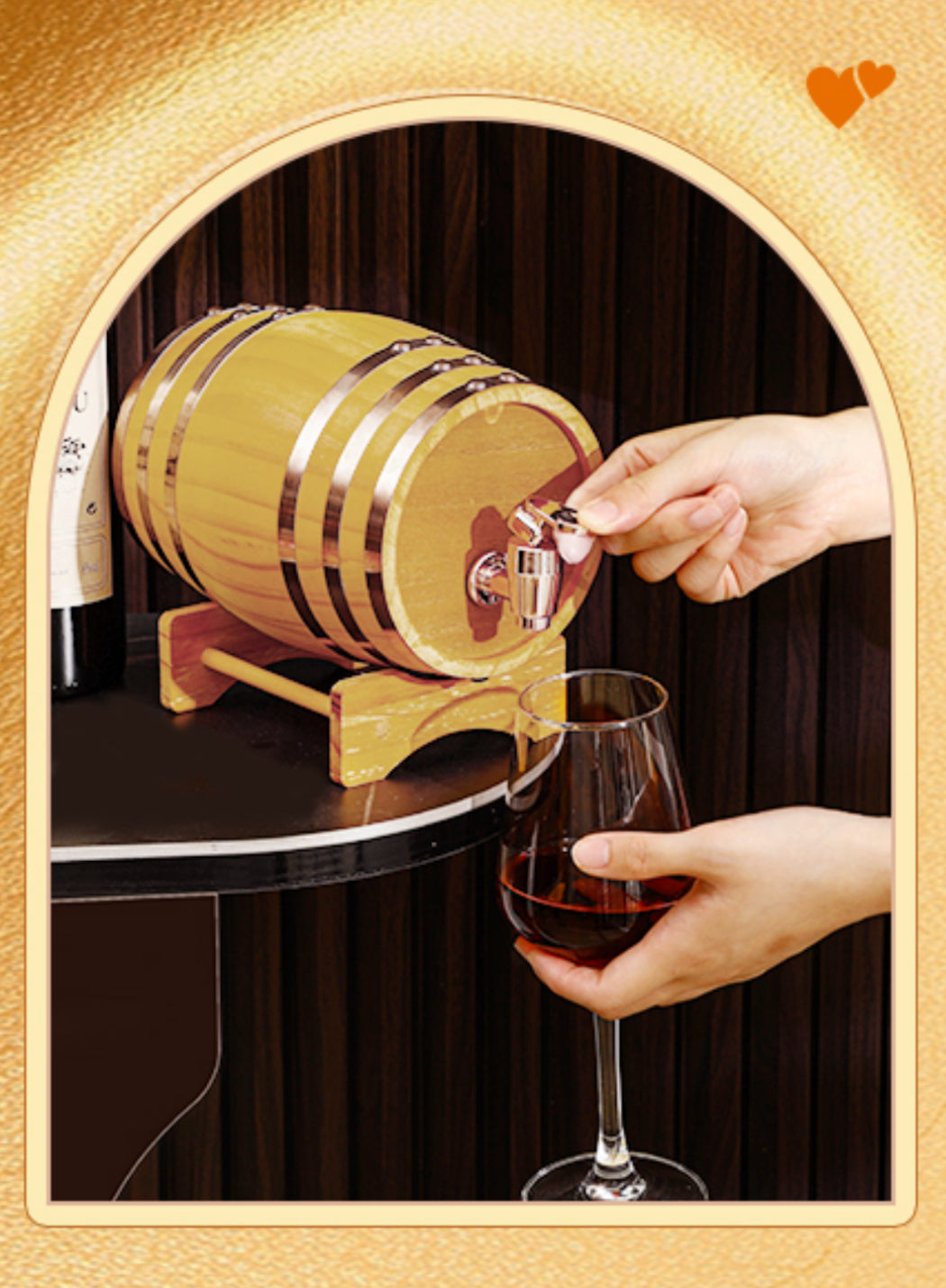 Monogram Personalized Wine Whiskey Barrel or/and Gift Set