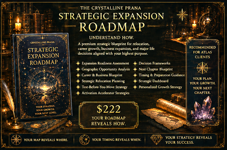 Crystalline Prana Life & Location Atlas with Bonus Activation Guide