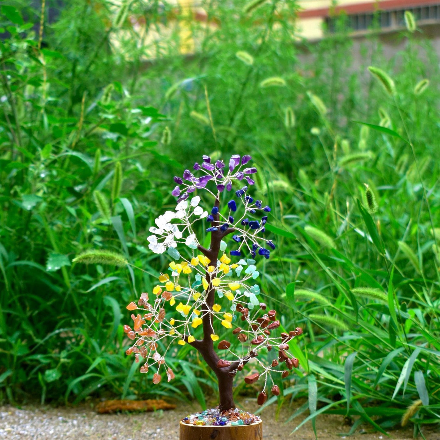 Crystal Chakra Tree Desktop Ornament
