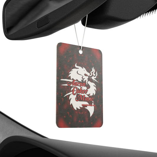 Aaron Coker Music White Dragon Car Air Freshener