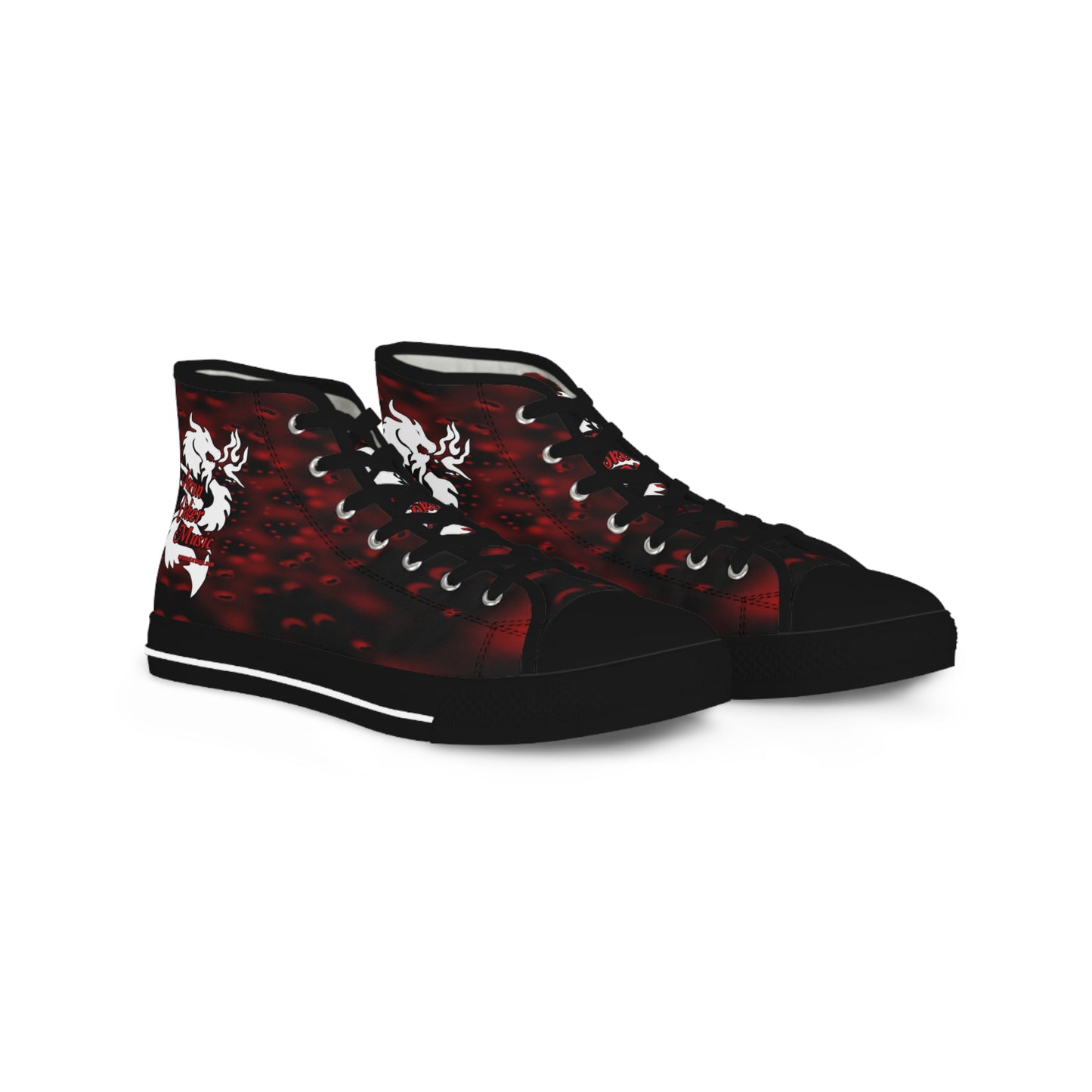 Aaron Coker Music White Dragon Men's High Top Sneakers