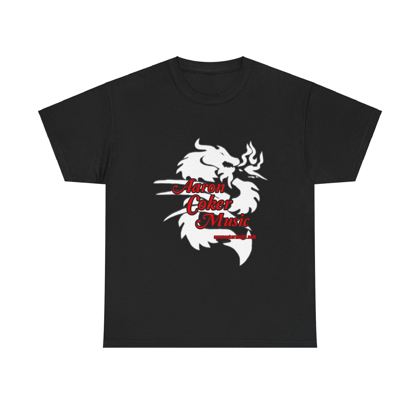 Aaron Coker Music White Dragon Men's Heavy Cotton Tee