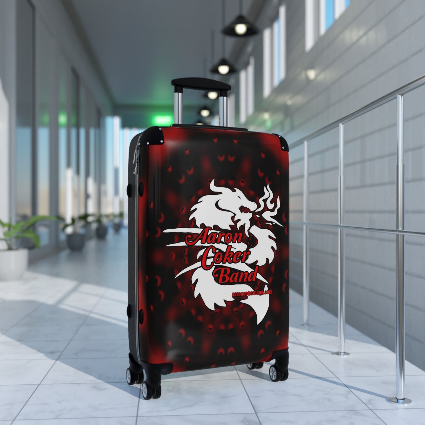 Aaron Coker Band White Dragon Suitcase