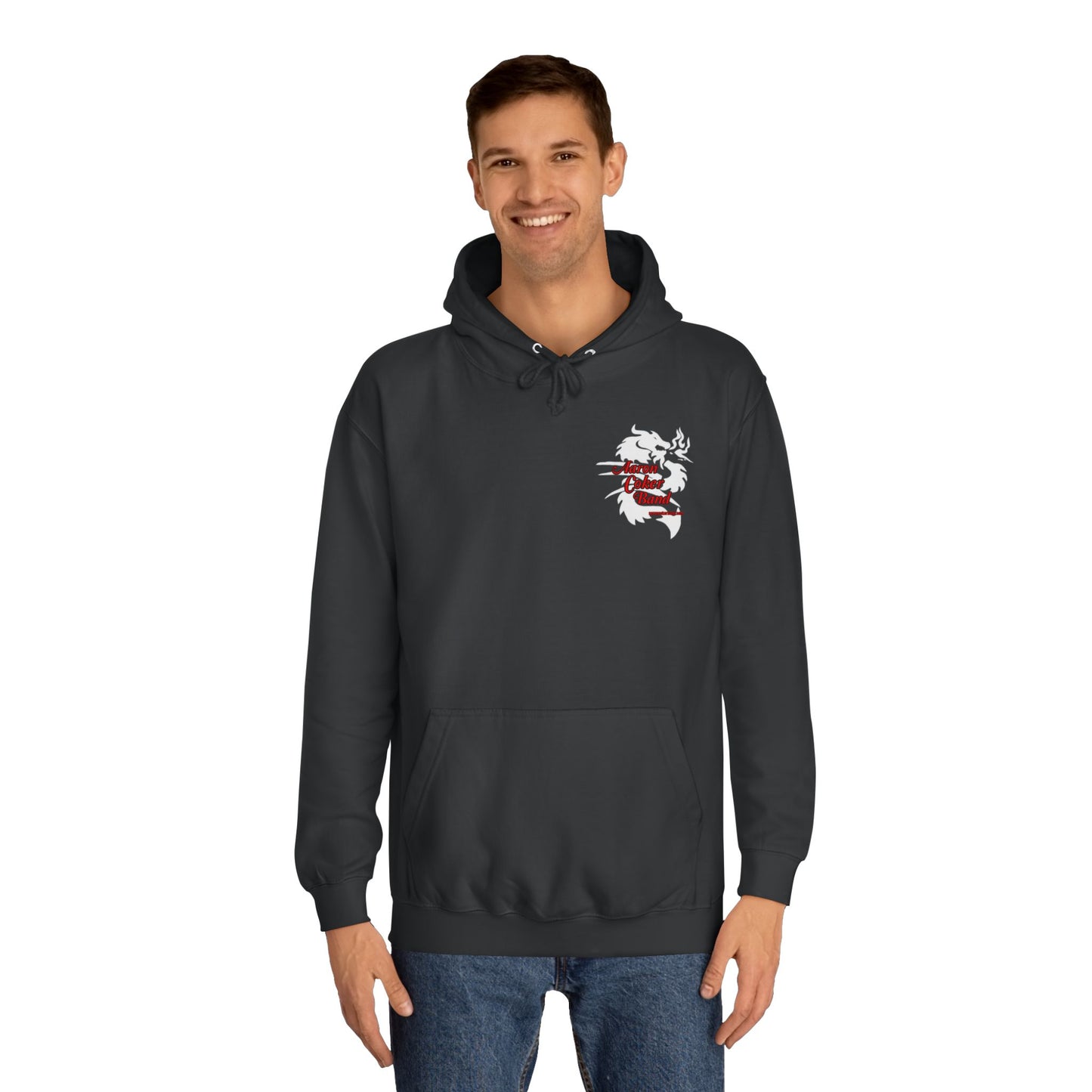 Aaron Coker Band White Dragon Men's College Hoodie