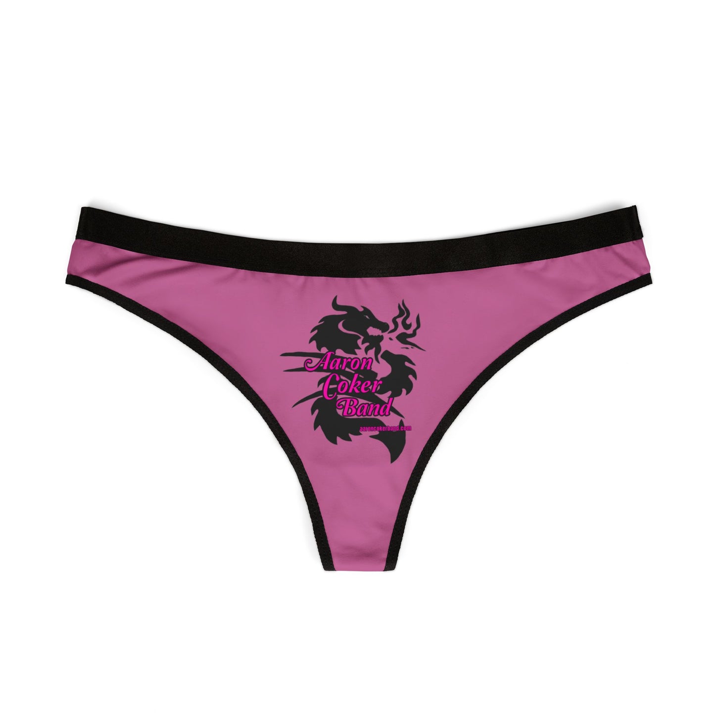 Aaron Coker Band Black Dragon Women's Thongs