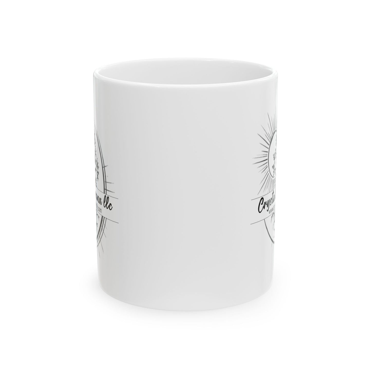 Crystalline Prana Ceramic Mug, (11oz, 15oz)