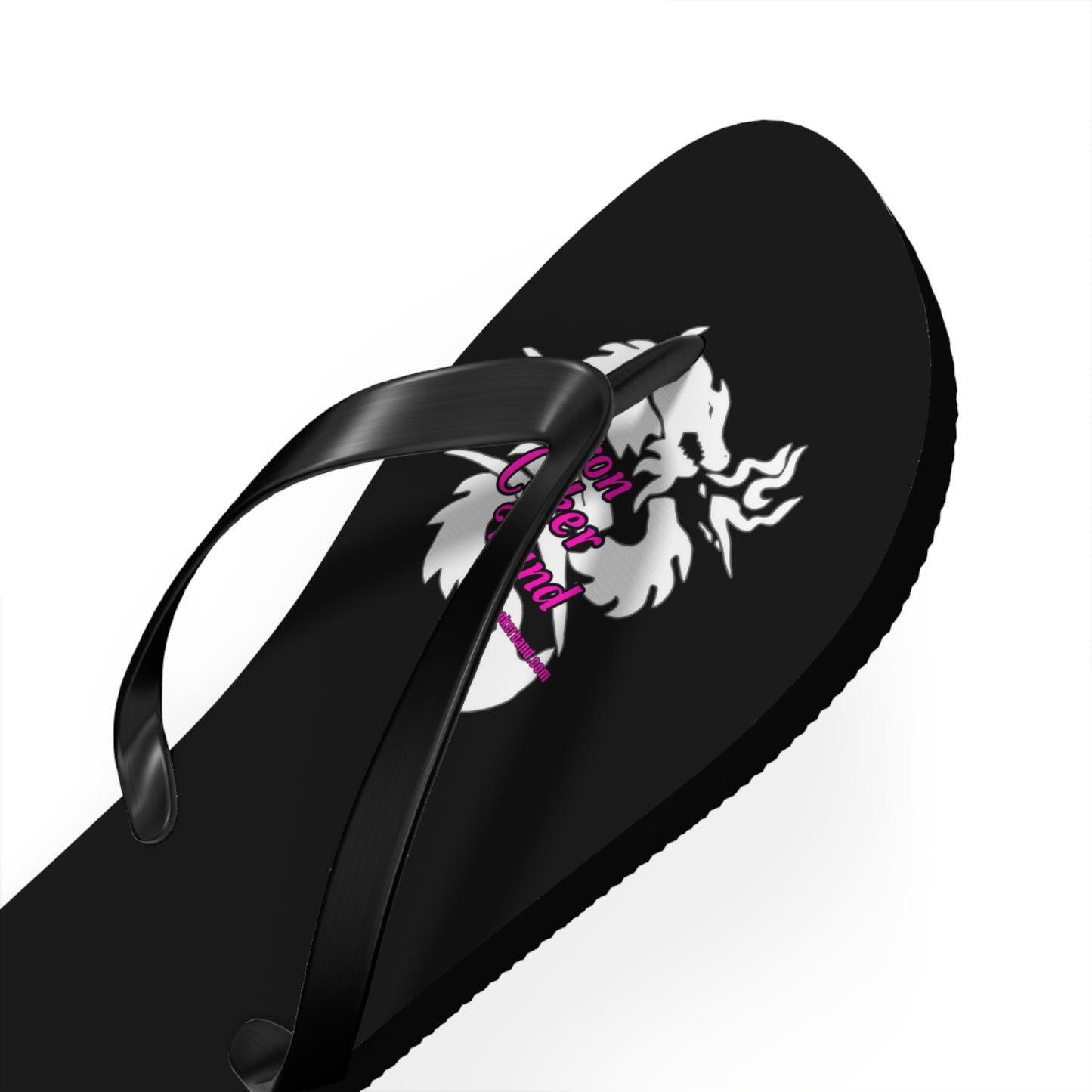 Aaron Coker Band White Dragon Women's Flip Flops