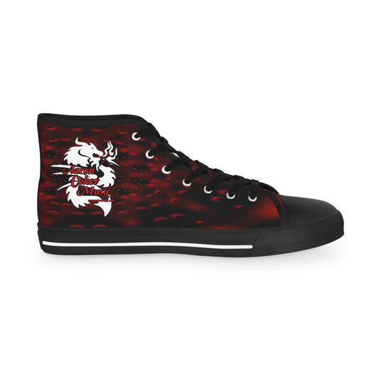 Aaron Coker Music White Dragon Men's High Top Sneakers