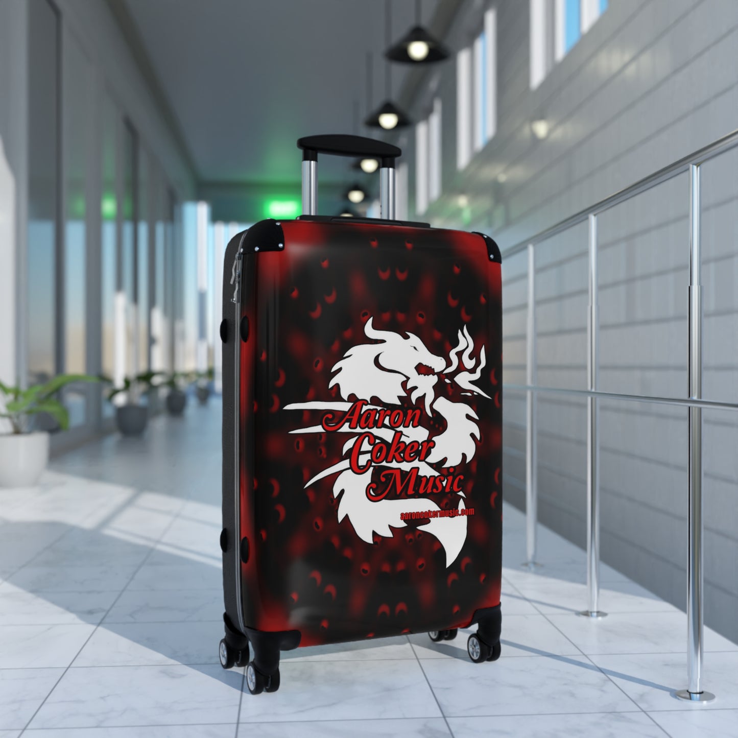 Aaron Coker Music White Dragon Suitcases