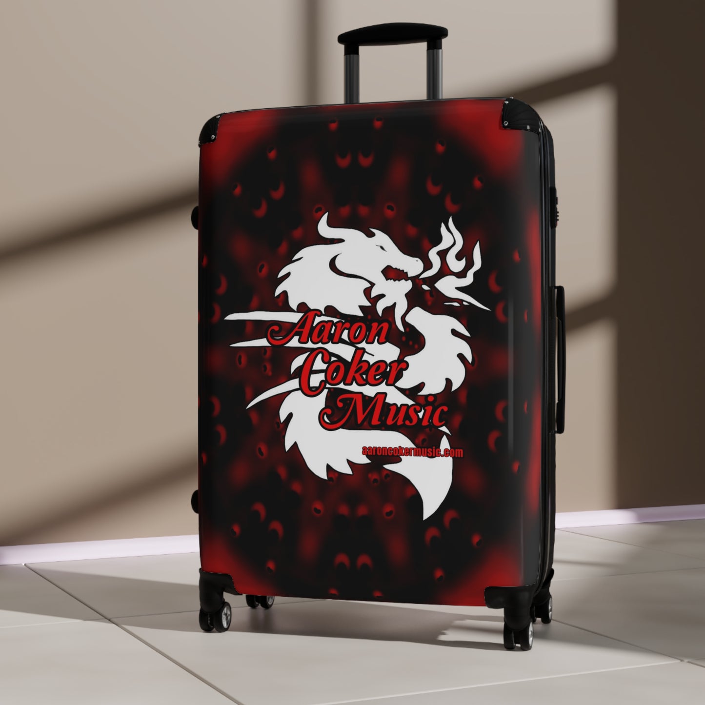 Aaron Coker Music White Dragon Suitcases