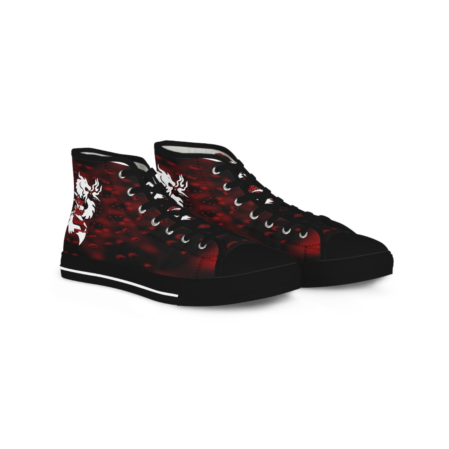 Aaron Coker Band White Dragon Men's High Top Sneakers