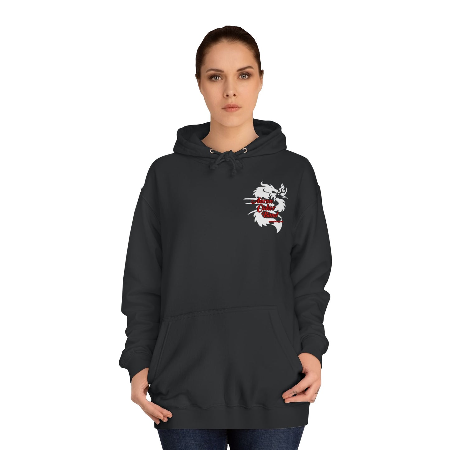 Aaron Coker Band White Dragon Men's College Hoodie