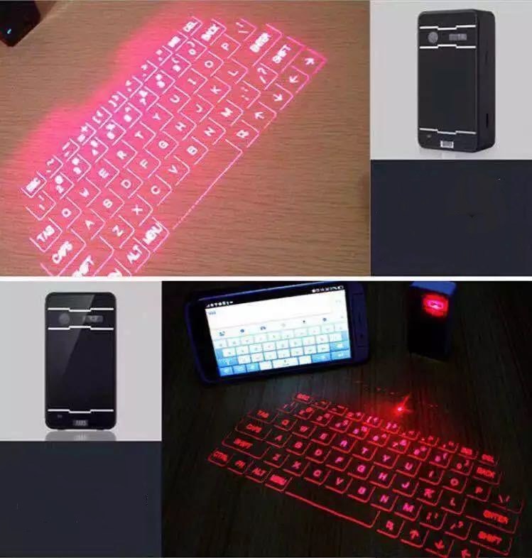 Laser Projection Bluetooth Keyboard Projector