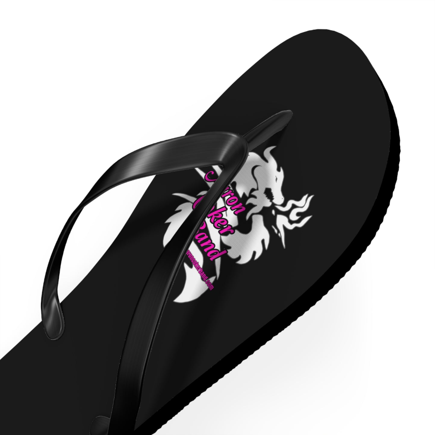 Aaron Coker Band White Dragon Women's Flip Flops