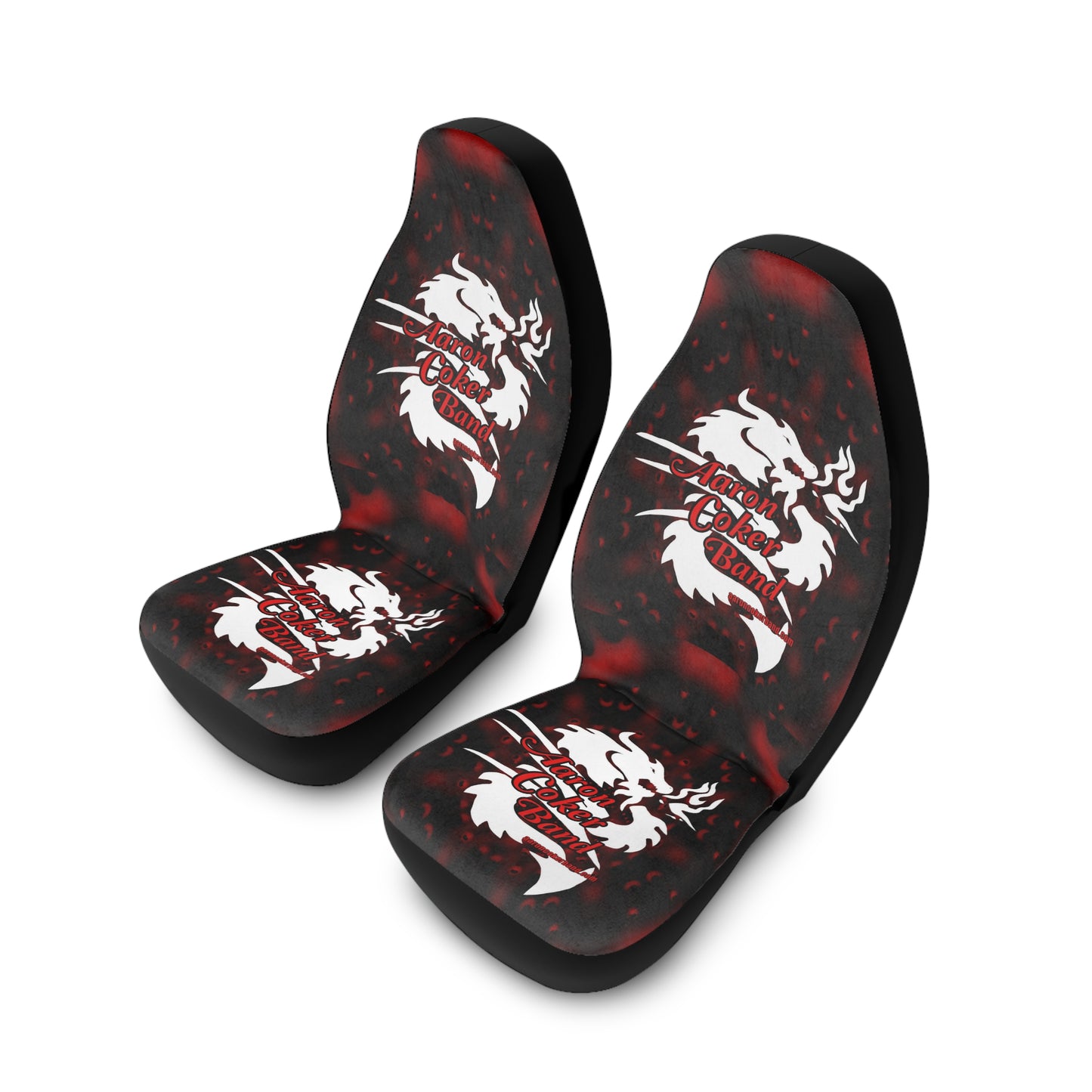 Aaron Coker Band White Dragon Car Seat Covers