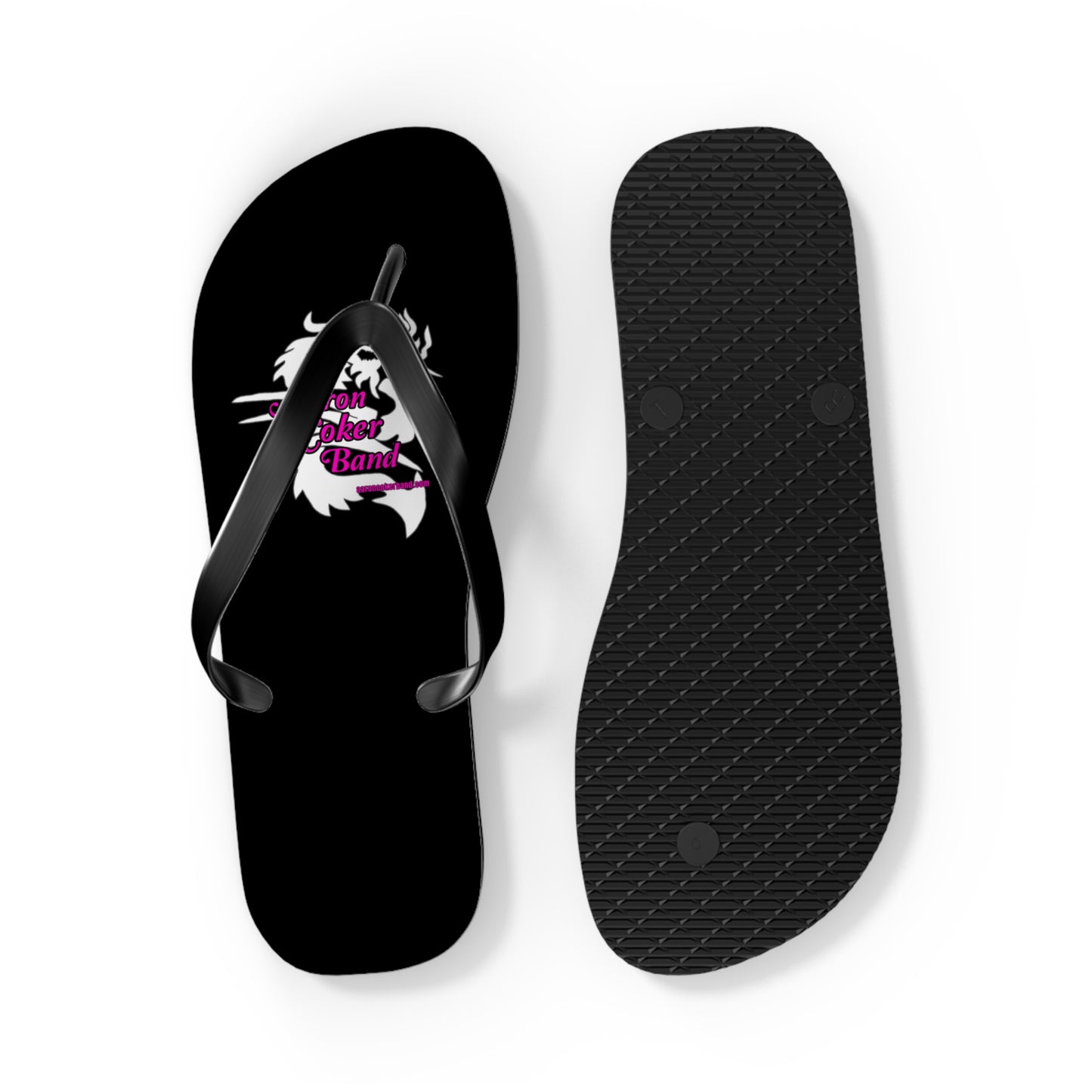 Aaron Coker Band White Dragon Women's Flip Flops