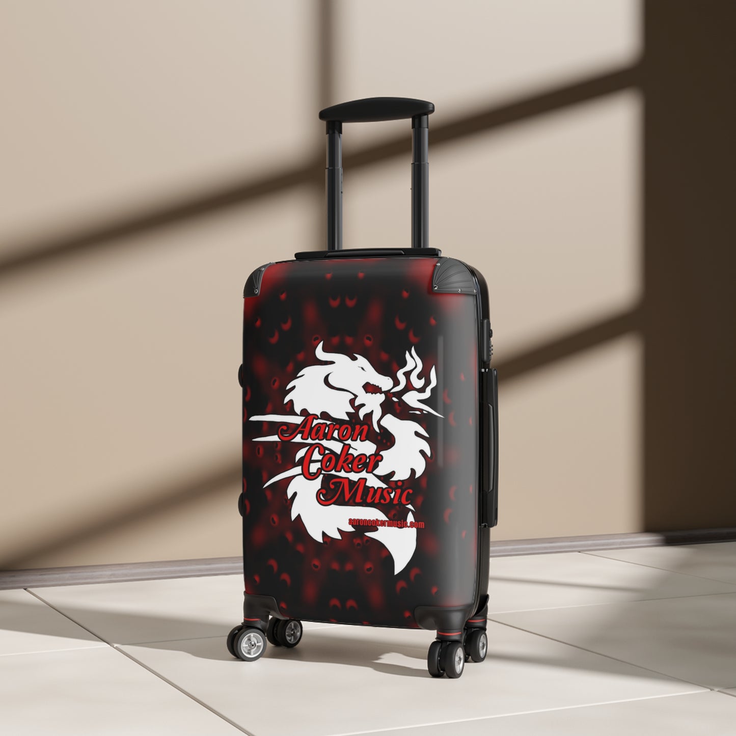 Aaron Coker Music White Dragon Suitcases