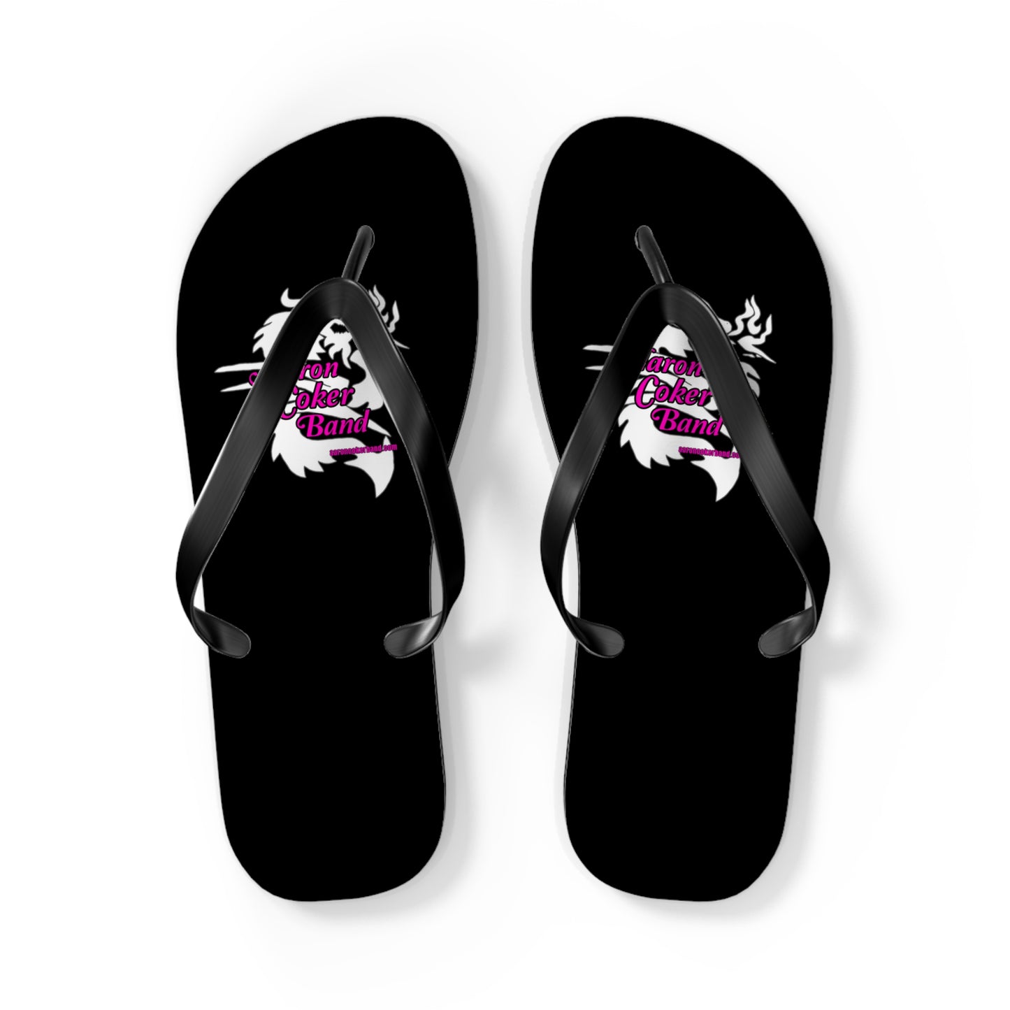 Aaron Coker Band White Dragon Women's Flip Flops