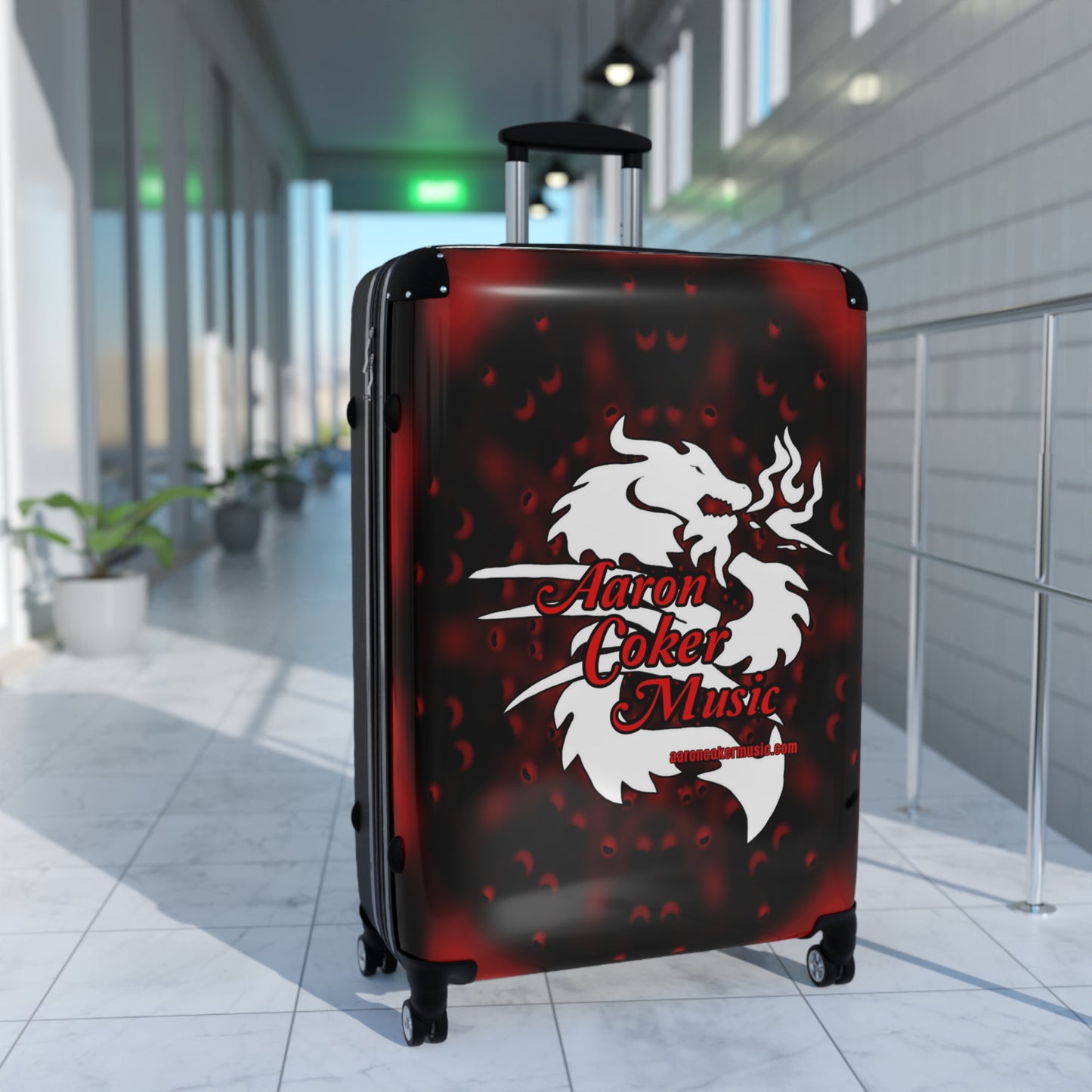 Aaron Coker Music White Dragon Suitcases