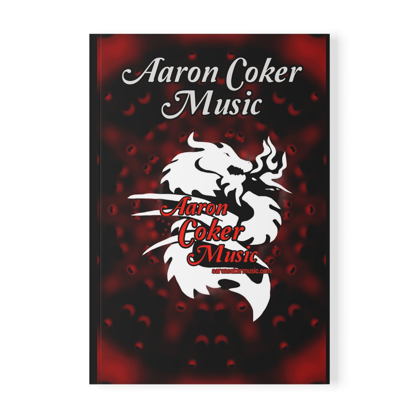 Aaron Coker Music White Dragon Softcover Notebook, A5