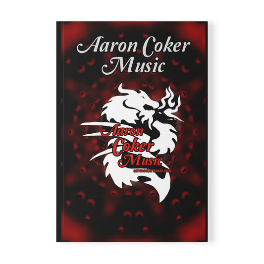 Aaron Coker Music White Dragon Softcover Notebook, A5