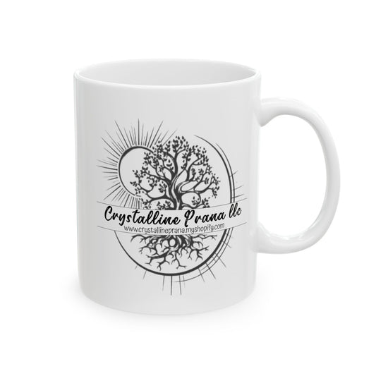 Crystalline Prana Ceramic Mug, (11oz, 15oz)