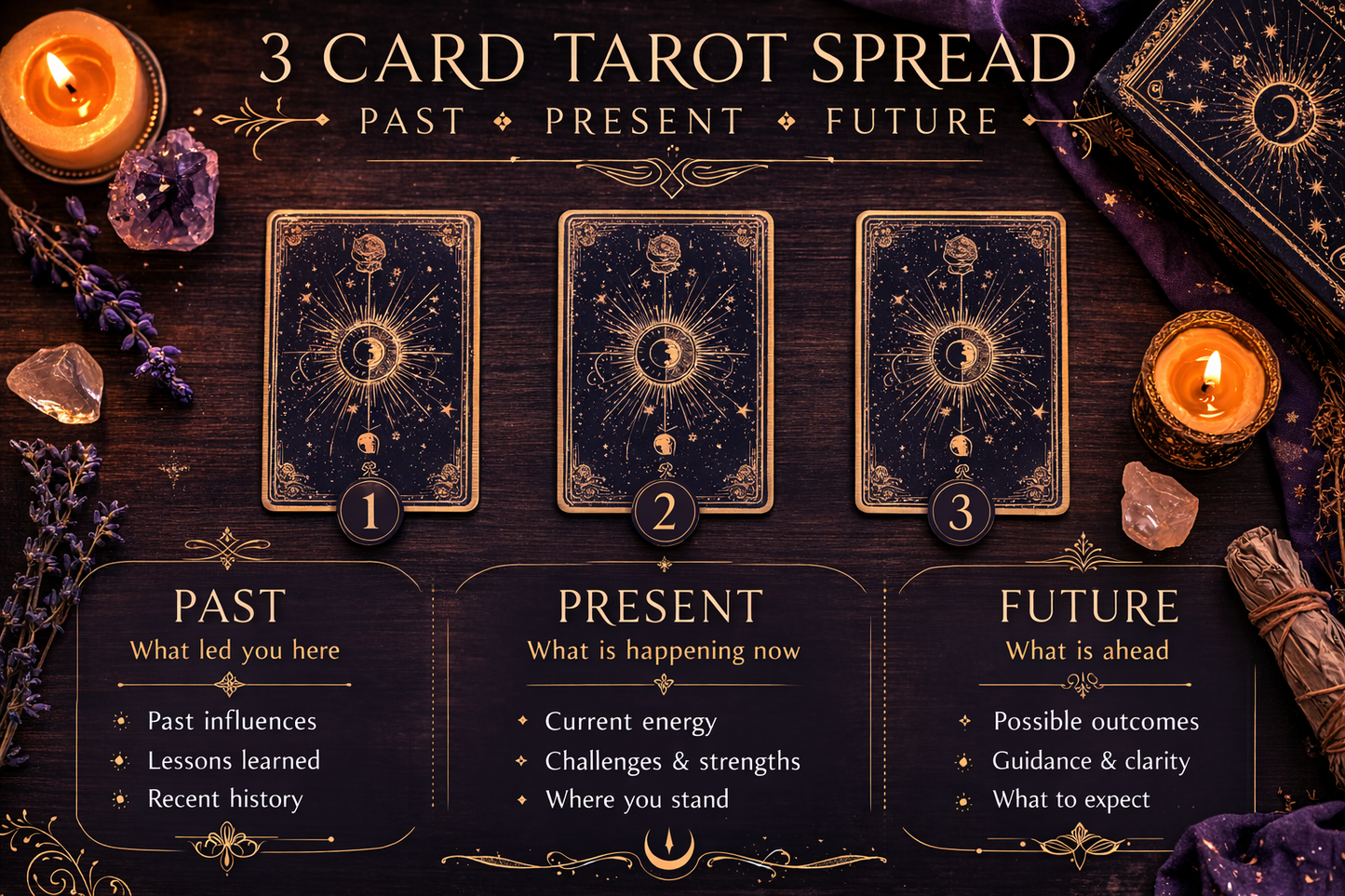 Mystical 3 Card Tarot Readings