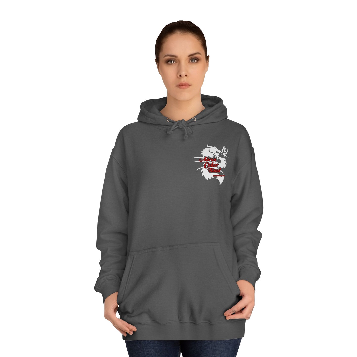 Aaron Coker Band White Dragon Men's College Hoodie