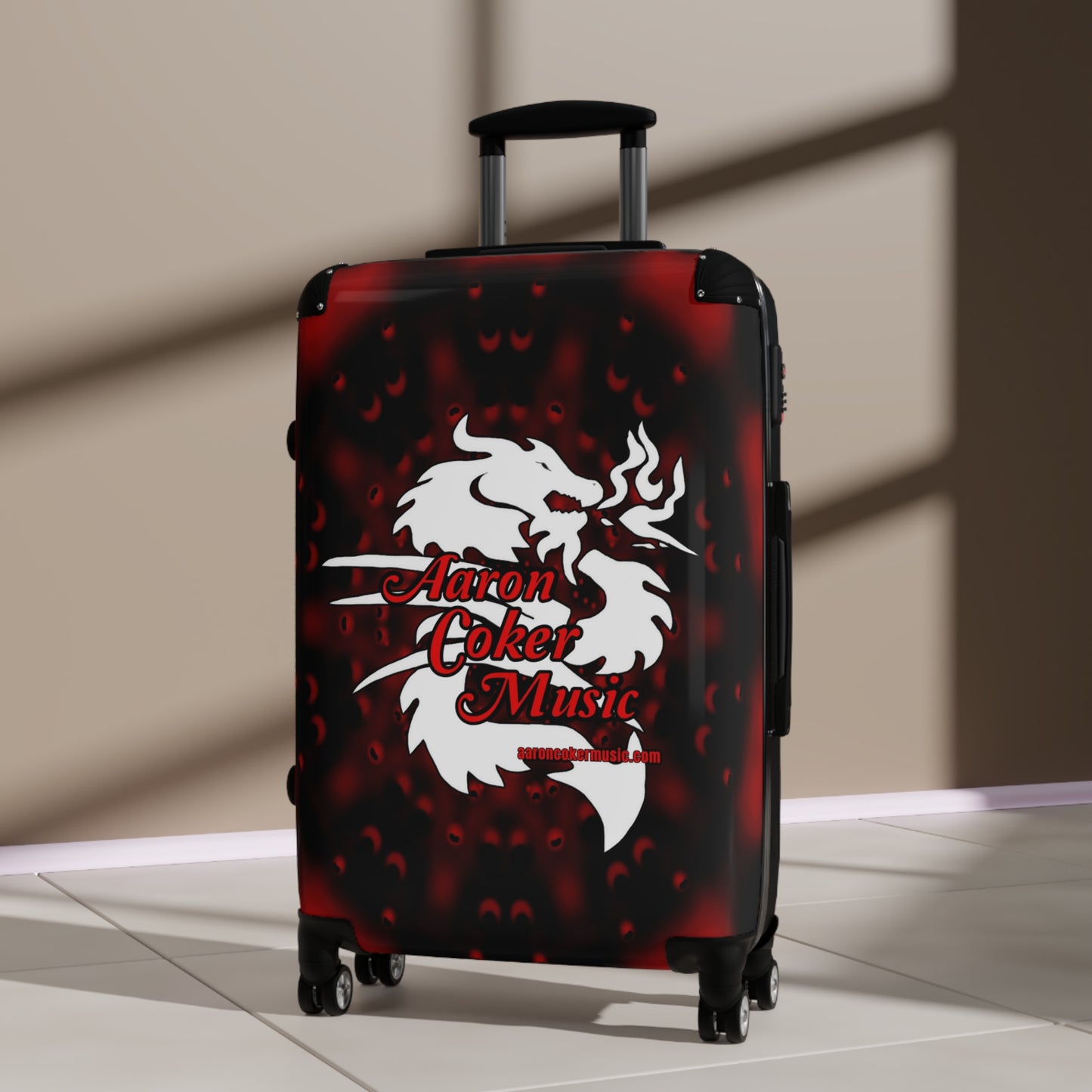 Aaron Coker Music White Dragon Suitcases