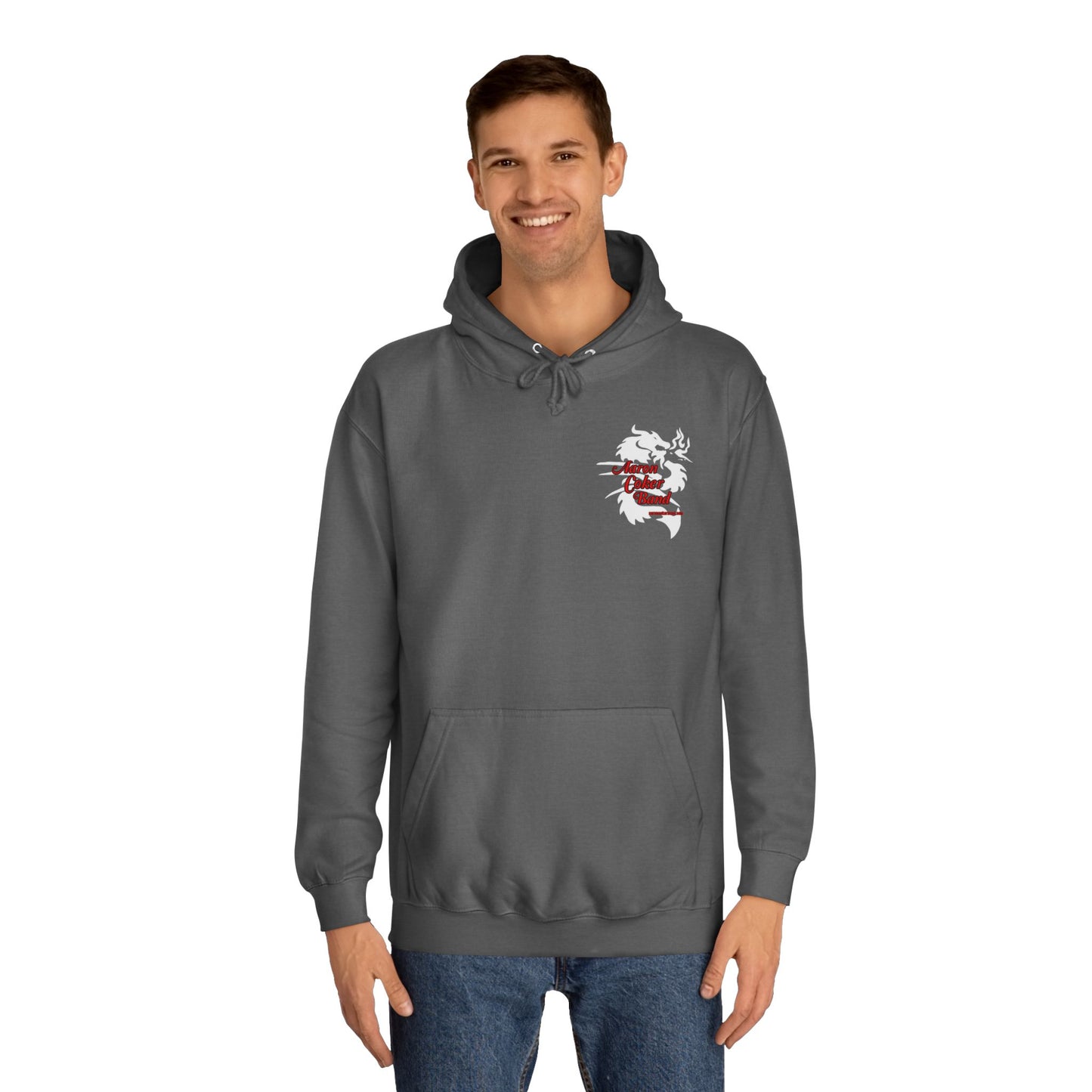 Aaron Coker Band White Dragon Men's College Hoodie