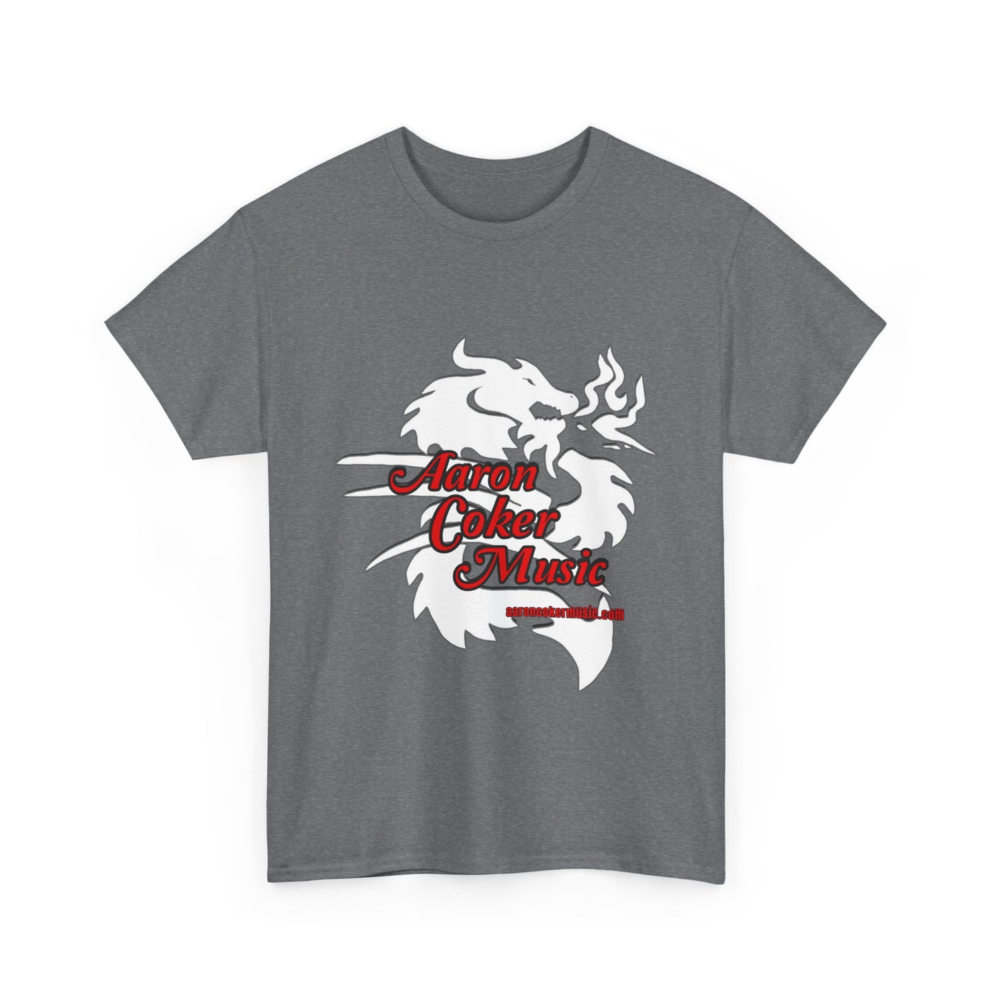 Aaron Coker Music White Dragon Men's Heavy Cotton Tee