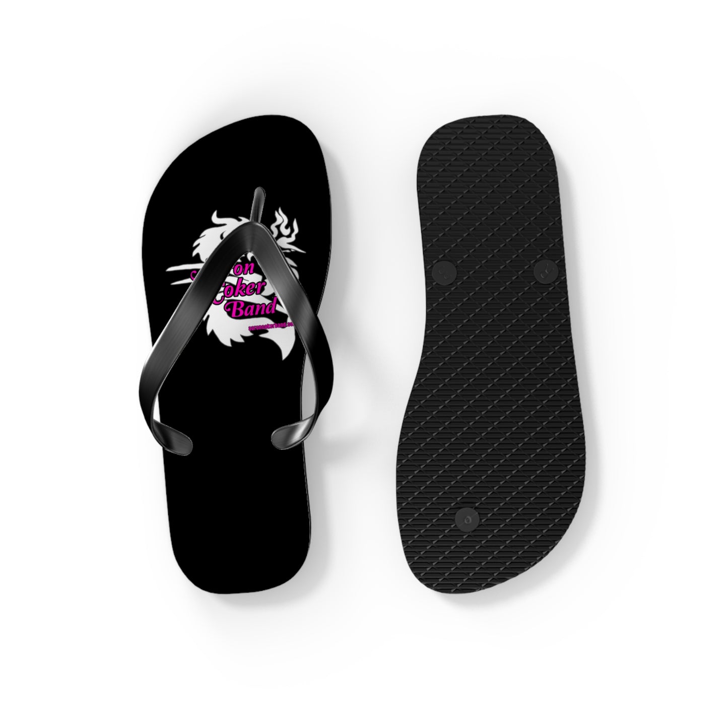 Aaron Coker Band White Dragon Women's Flip Flops