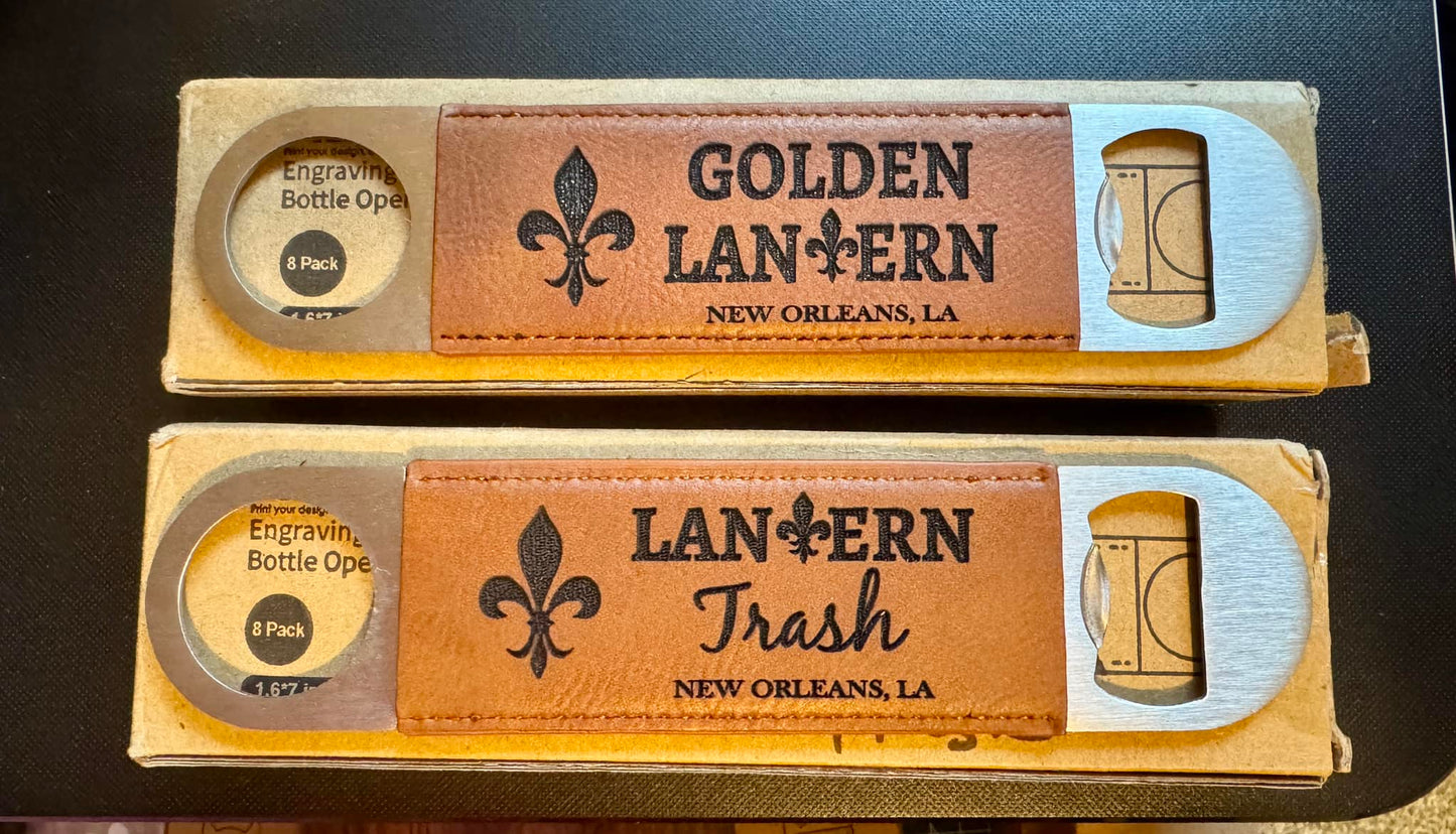 Personalized Bar Key Bottle Opener