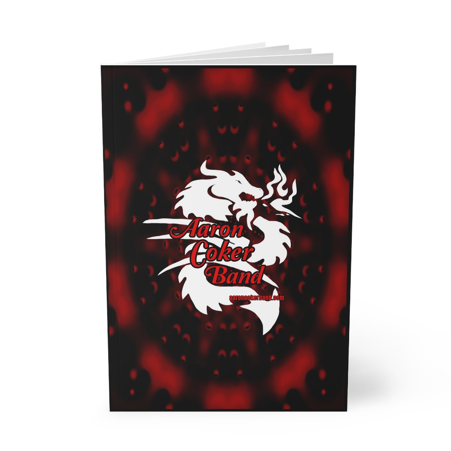 Aaron Coker Band White Dragon Softcover Notebook, A5