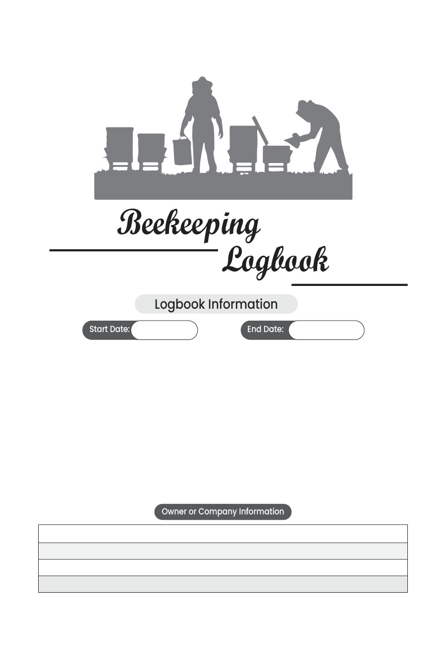 FREE 200 Page Beekeeper Logbook