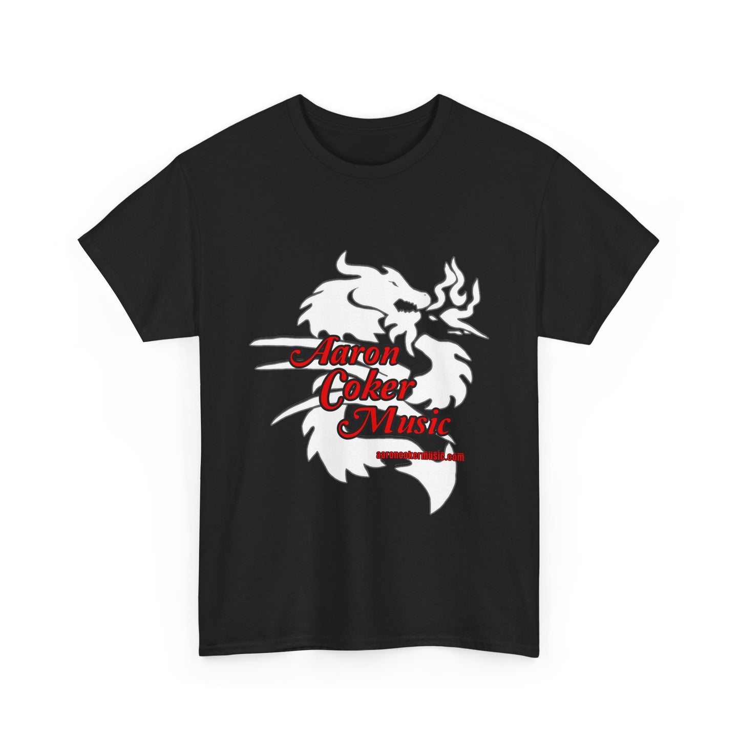 Aaron Coker Music White Dragon Men's Heavy Cotton Tee