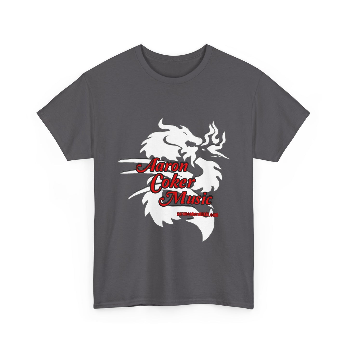 Aaron Coker Music White Dragon Men's Heavy Cotton Tee