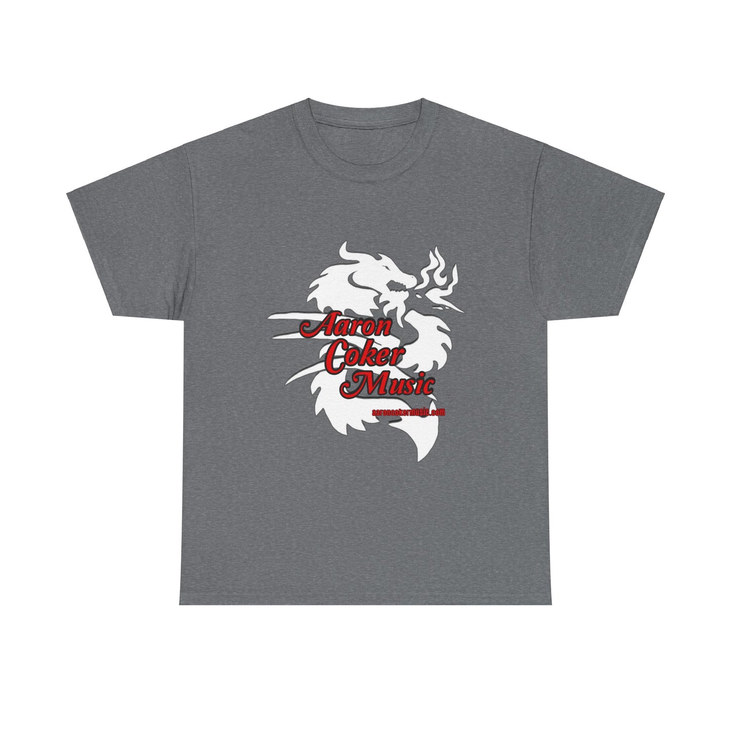 Aaron Coker Music White Dragon Men's Heavy Cotton Tee