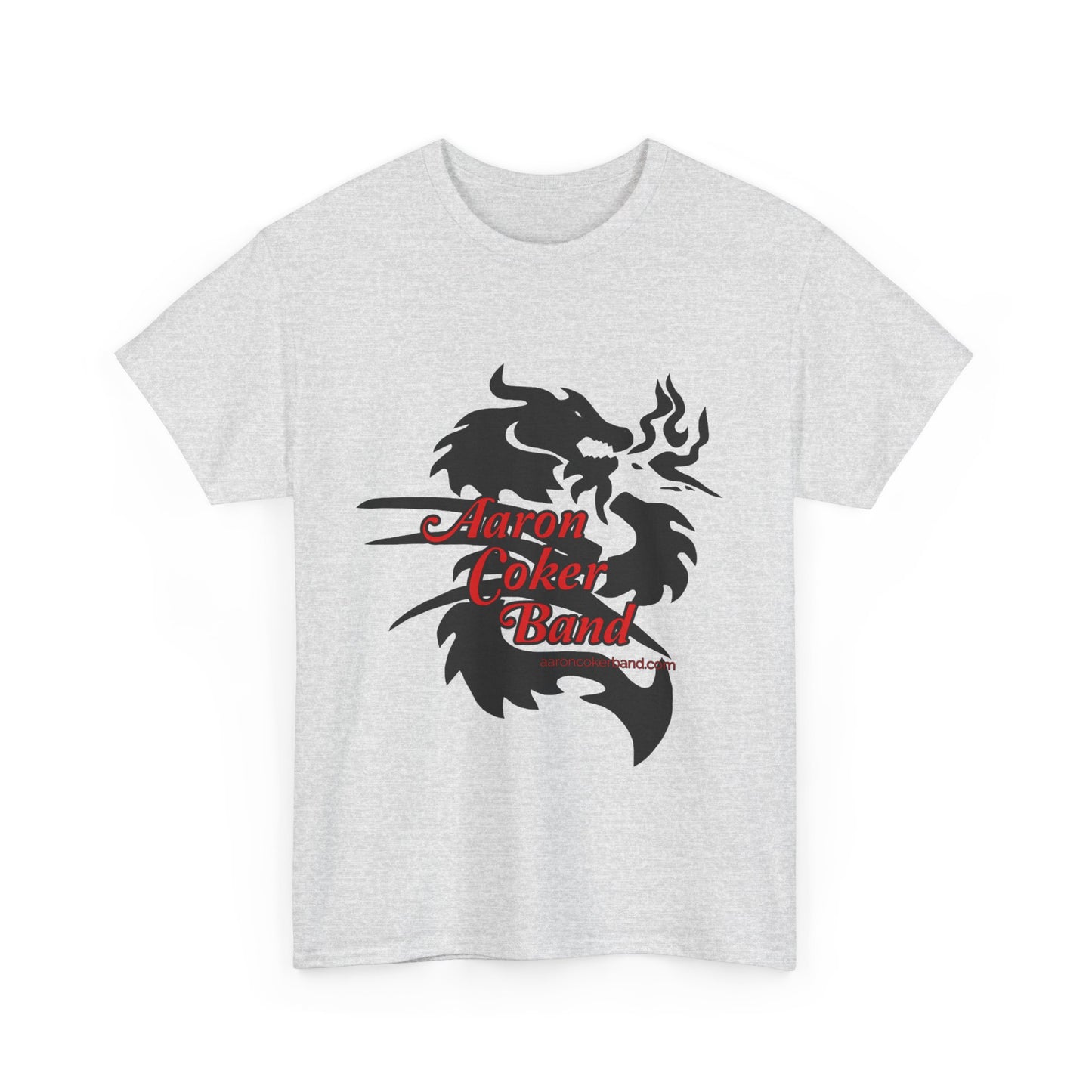 Aaron Coker Band Black Dragon Men's Heavy Cotton Tee