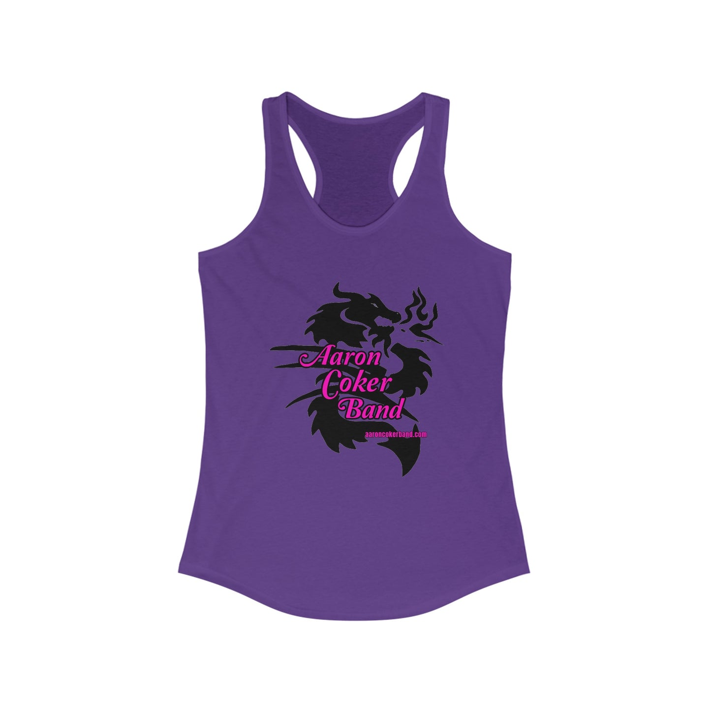 Aaron Coker Band Black Dragon Women's Racerback Tank