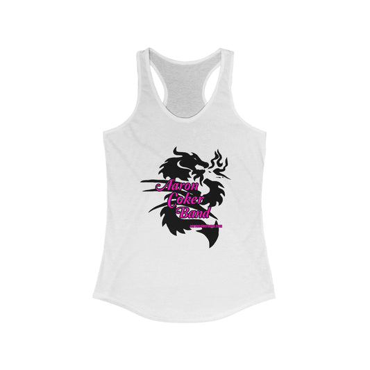 Aaron Coker Band Black Dragon Women's Racerback Tank