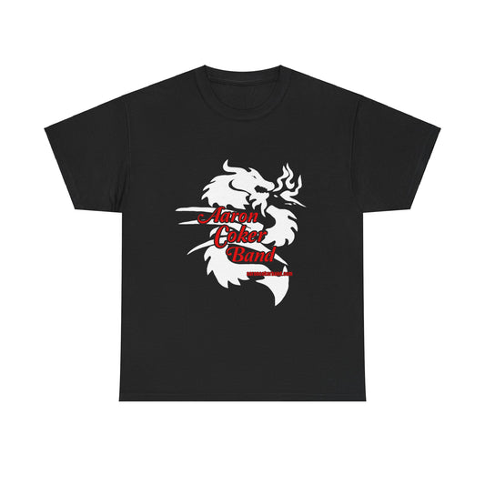 Aaron Coker Band White Dragon Men's Heavy Cotton Tee